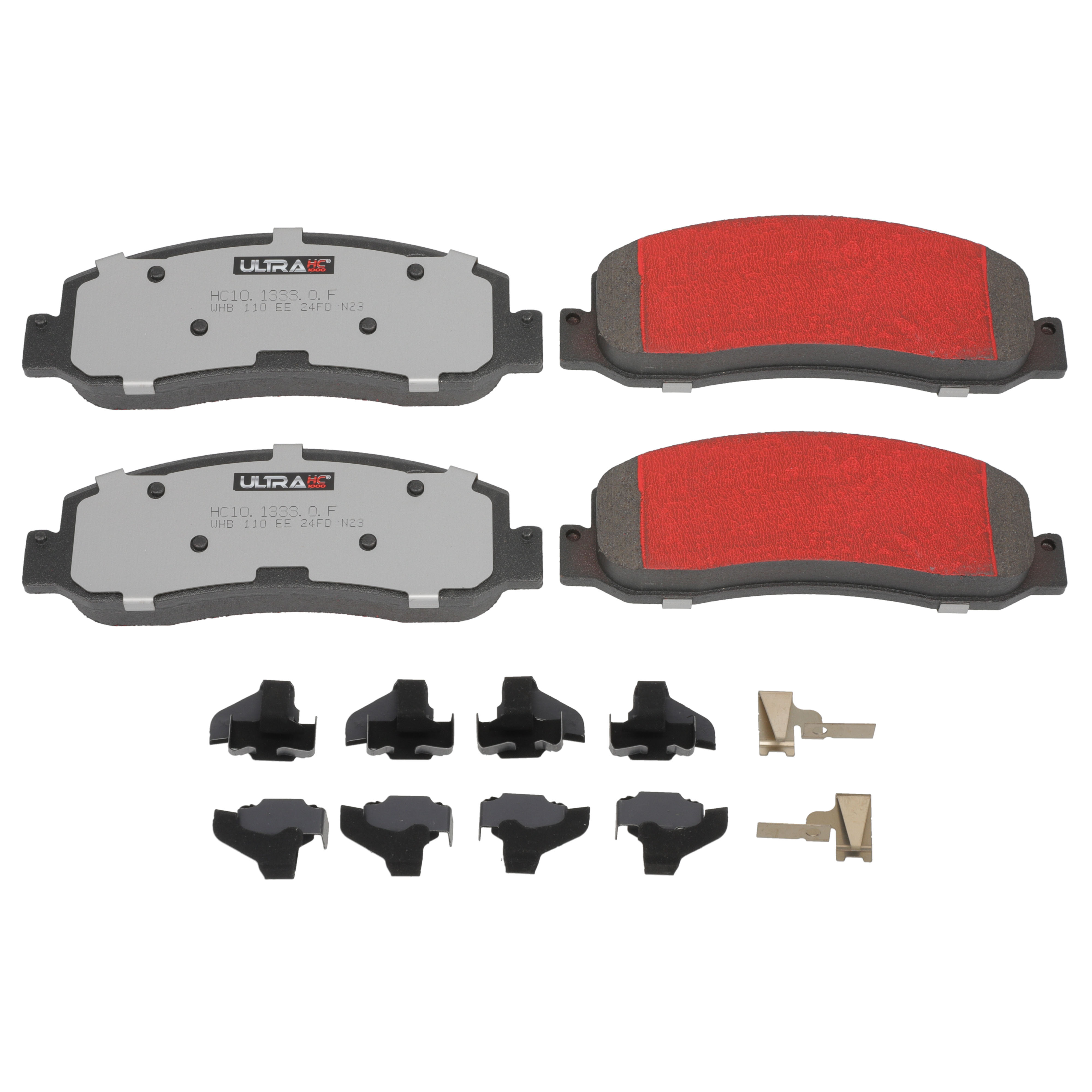 Ultra HC 1000 Brake Pad Set, Front HC10.1333.0.F, Ford F-250 Super Duty 2011-2008
