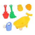 thumbnail image 3 of Juguetes de arena de playa para niños, herramienta para cavar arena, regalos prácticos de cumpleaños, juego de simulación Amarillo, 3 of 9