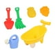 thumbnail image 3 of Juguetes de arena de playa para niños, juego de simulación, juego de construcción de castillos de arena ligeros, juguete de playa para parque, jardín, playa, de 3 a 10 años Amarillo, 3 of 10