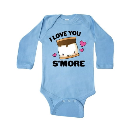 

Inktastic Valentines Day I Love You S more with Pink Hearts Gift Baby Boy or Baby Girl Long Sleeve Bodysuit