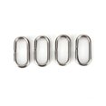thumbnail image 4 of Anillos Divididos De Pesca, 100 Piezas Kit De Anillos Divididos De Acero Inoxidable Anillos Partidos Ovalados De Gran Resistencia Conector De Aparejos De Pesca De Carpa A Presión, 4 of 8