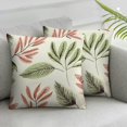 thumbnail image 3 of BANET Set of 2, Wild Leaves Double Sided Decorative Pillows Cases Throw Pillows Covers 12x12in, 3 of 7