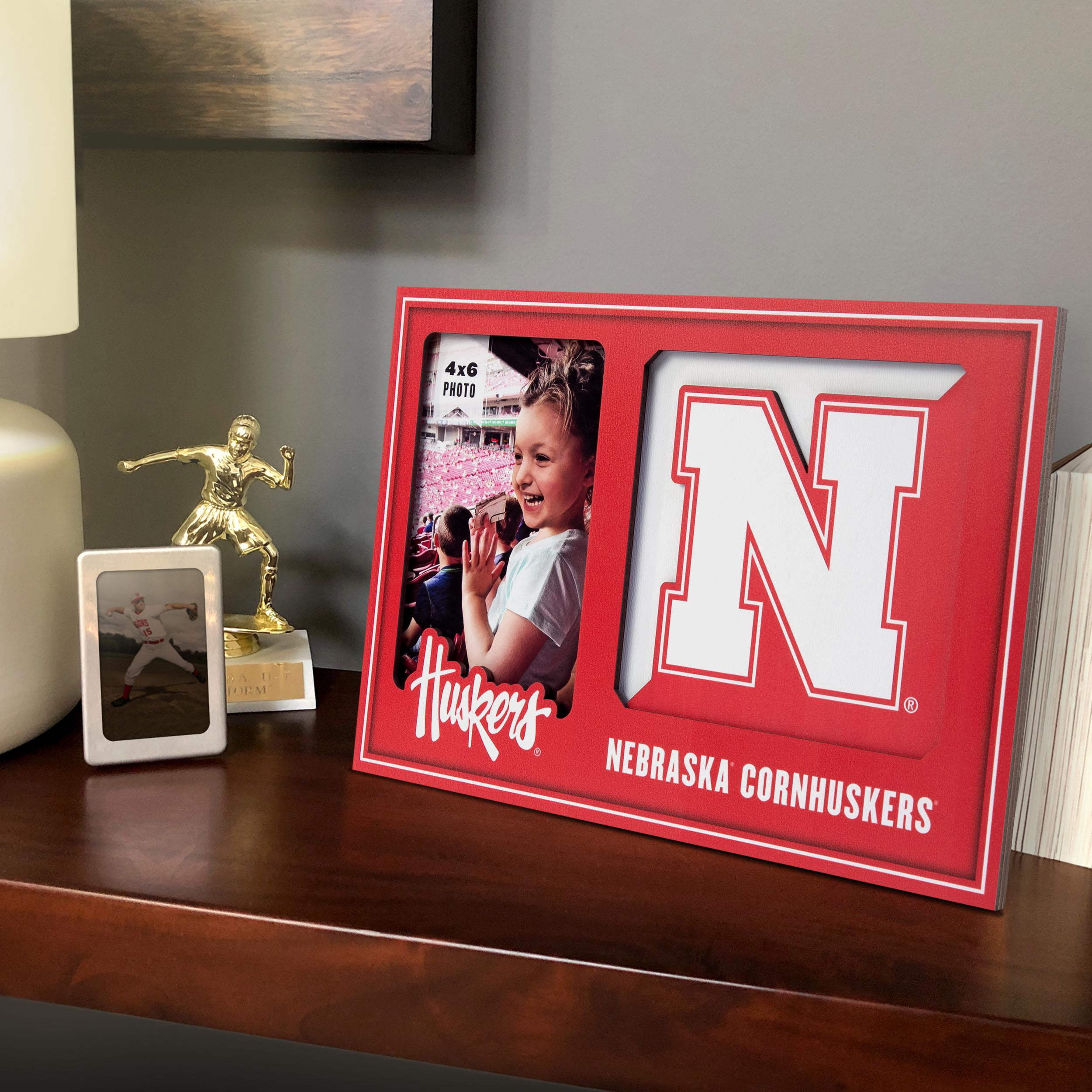 Nebraska Cornhuskers 3D Logo Picture Frame