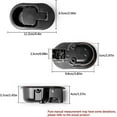 thumbnail image 3 of Pièces de Rechange pour Fauteuil Inclinable Poignée de Fauteuil Inclinable de Remplacement Fauteuil Sofa Canapé Libération Remplacement Poignée de Fauteuil Inclinable en Métal 2 Pcs, 3 of 3