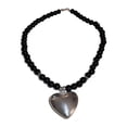 thumbnail image 2 of Fiudx Collar de Bola de Cristal, Colgante de Corazón, Elegante Cadena para Clavícula, Idea de Regalo Romántico, Accesorio Versátil, Ropa Formal Informal, Moda Femenina Única., 2 of 6