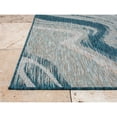 thumbnail image 5 of Allstar Rugs  Abstract Themed Polypropylene Outdoor Rug 5' 0" x 6' 11" - Ocean Blue, 5 of 5