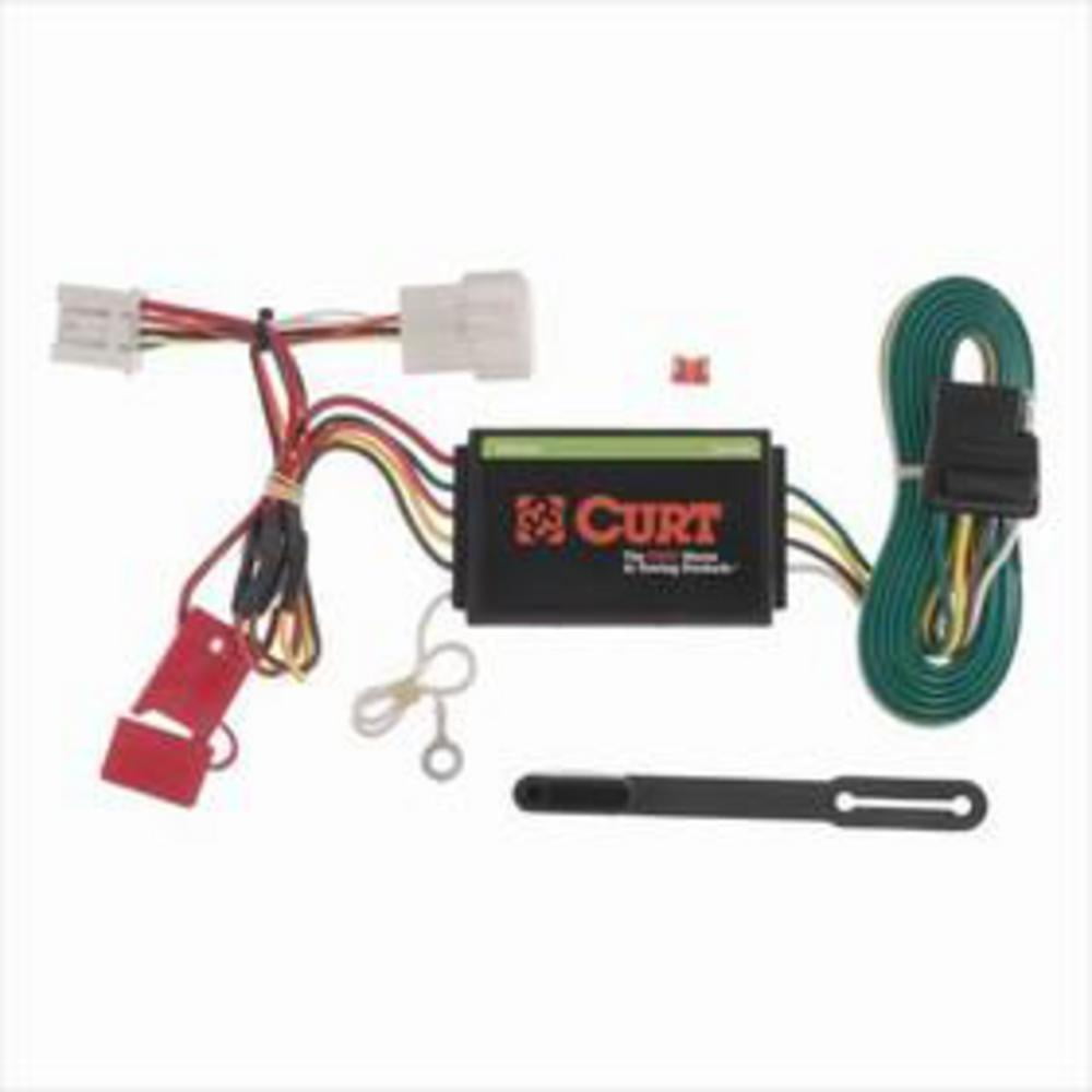 CURT 56158 VehicleSide Custom 4Pin Trailer Wiring Harness, Select