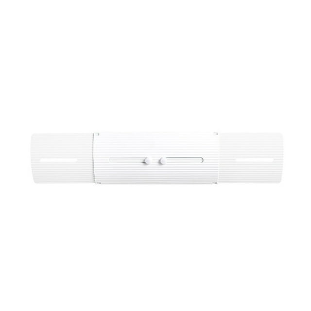 Yeacher Household Adjustable Air Conditioner Deflector Anti-Direct Blowing Air Conditioneing Baffle Outlet Air Wing Pure White