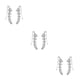 thumbnail image 1 of Qarigey Mujeres Niñas una 7 Crystal Ear Cuffs Hoop Climber Stud Pendientes Star Ear Stud Pin Accesorios de joyería Type3 NO3 Qarigey CBP048046, 1 of 1