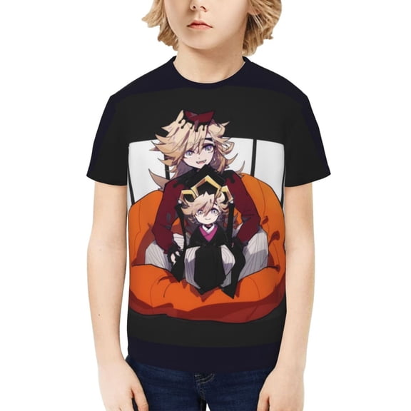 Demon Slayer Kimetsu No Yaiba Kids T-Shirt 3d Printed Graphic T-Shirts Boys And Girls Short Sleeve Shirts For Youth Kids X-Small