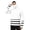 White, variant on LTTVQM Adult Mens Loose Fit Cooling Sun Hoodie UPF 50 Simple Horizontal Two Tone Stripe Print Built-in Neck Shield Long Sleeve Kayaking Lake Fishing Outfit Royal Blue L
