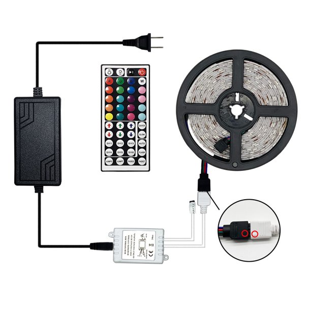 Tira de luces LED para el hogar 5050 RGB LED resistente al agua de alto brillo