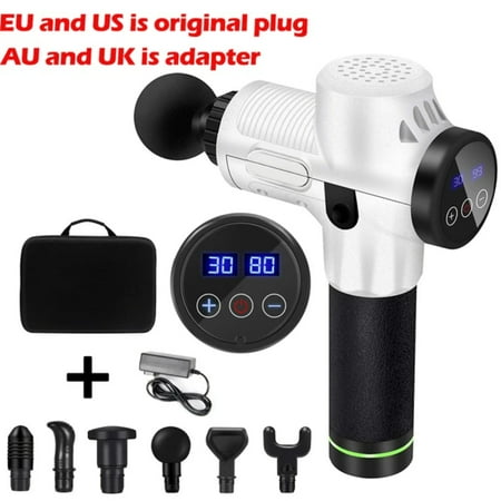 CHNGYJC Wireless Professional Deep Tissue Relaxation Treatment Fascial Muscle Massage Gun – Advanced Fitness Air Vibrator Massager Machine
