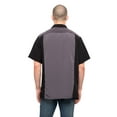 thumbnail image 3 of G-Style USA Men's Two Tone Retro Button Down Bowling Shirts, 3 of 5