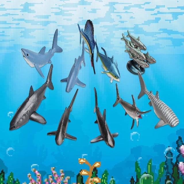 Suministros de modelo de pelágico simulado, adornos realistas, modelo de animal educativo, decoración, , modelo de animal marino ños Yotijar Marina simulada