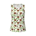 thumbnail image 6 of Sigee Cute Bear for Women's Workout Tank Top,Running Tank Tops,Sleeveless Gym Clothes, 6 of 8
