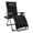 Black, variant on Zero Gravity Reclining Lounge Chair with Cushion & Cup Holder - Black