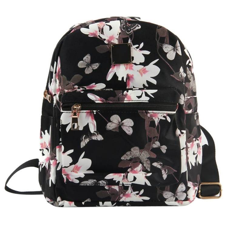 Coofit black faux leather backpack outlet