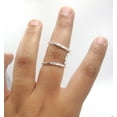 thumbnail image 4 of LD DESIGNS Sterling Silver Splint Ring by Evabelle Jewelry • Mallet Finger, Boutonniere & Lateral Deviation Finger Splint • Adjustable Medical Support Ring, 4 of 4