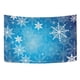 thumbnail image 4 of ABPHQTO Tapiz de copos de nieve de invierno de Navidad, decoración colgante de pared, decoración del hogar, sala de estar, dormitorio, 128x150 cm, 4 of 4
