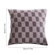 thumbnail image 3 of Uuiauoio Plush Grid Pillow Cover, Soft Lint Checkerboard Cushion Case for Sofa and Living Room, Zippered Decorative Throw Pillow Cover , Options for Home Decor, 3 of 6