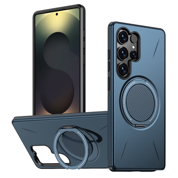 XNB Compatible for Galaxy S25 Ultra Case with Kickstand, Magnetic Wireless Charging Compatible, Shockproof Slim Protective Cover, 7 Color