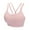 1-Pink, variant on Women's High Impact Racerback Bra - Women's Double Strap Sports Bra Sexy Beautiful Back Sling Fitness Belt Chest Pad Yoga Bra Sky Blue M