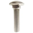 thumbnail image 2 of 3/8-16 x 2-1/4" Carriage Bolts, Round Head, Square Neck, Stainless Steel 18-8, Full Thread, Plain Finish, Flat Point, Quantity 10 By Fastenere, 2 of 6
