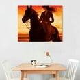 thumbnail image 2 of GOSMITH Horse Decor Wall Art Rustic Western Horse Picture for Wall Decoration Farmhouse Country Horse Painting Inspirational Canvas Print Modern Home Artwork Bedroom Bathroom Gift, 2 of 4