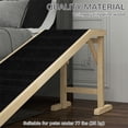 thumbnail image 4 of Hommoo Dog Ramp for Bed, Pet Ramp for Dogs with Non-Slip Carpet and Top Platform, 74" x 16" x 25",Natural, 4 of 7