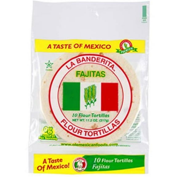 Tortilla Flour - 6 in. - 20 oz - Pack of 12