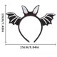 thumbnail image 3 of Diadema de bruja, murciélagos, decoración para fiesta de Halloween, diadema divertida, diadema para festival de fantasmas para adultos y niños, decoraciones para festivales, 3 of 6
