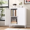 thumbnail image 6 of Bathroom Floor Cabinet,Storage Cabinet with Adjustable Shelf,Modern Freestanding Organizer,Farmhouse Buffet Sideboard,Accent Cabinets for Bathroom,Kitchen,Entryway, 6 of 9