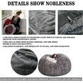 thumbnail image 5 of Fymlhomi Giant Bean Bag Cover (No Filler) 7ft 6ft 5ft Bean Bag Chair, Washable Jumbo Bean Bag Sofa Sack Chair Large Lounger Faux Fur Cover for Dorm Family Room - Color:KAR-kee, 6FT（150 * 75cm）, 5 of 5