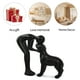 thumbnail image 3 of Estatua de perro, hombre y perro de Friygardcn para decoración del hogar, 3 of 7