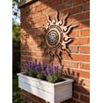 thumbnail image 5 of Colorful Sun Metal Wall Art, Outdoor Garden Decorative Wall Decor, MHS01, 5 of 9
