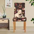 thumbnail image 4 of Yayeee 2 Pack Dining Chair Covers Stretch Parson Chairs Slipcovers Seat Protector, Sweet Cakes, 4 of 6