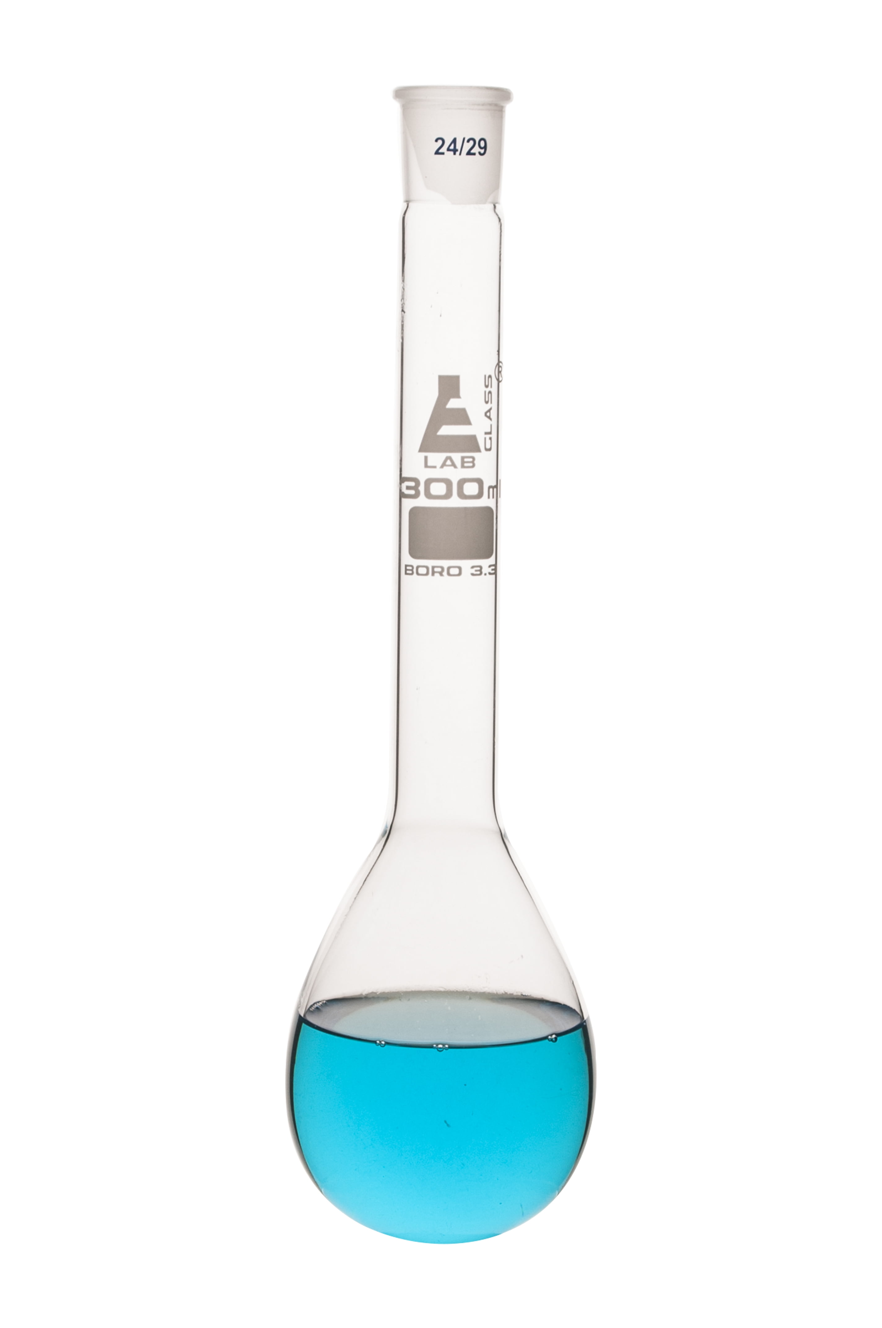Kjeldahl Flask, 300ml Capacity, Socket Size 24/29 Long Neck, Round