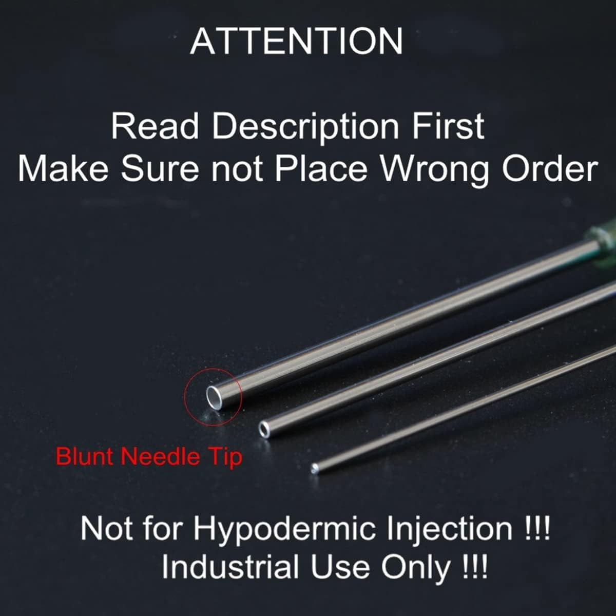 50 Pcs - 5ml Syringes with 14ga, 20ga,21ga, 23ga Blunt Tip Needles With Syringe Caps and Needle Caps for Refilling and Measuring Liquids, Oil or Glue Applicator