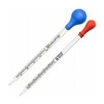 thumbnail image 1 of 3ml 5ml Glass Dropper Pipette Glass Pipette Graduated Dropper Pipettes 2pcs Dropper Pipette with Scale Line, 1 of 5