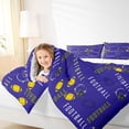 thumbnail image 3 of jejeloiu Rugby Football Game Queen Comforter Set,American Sport City Bedding Sets,Deepblue Yellow Bedding Comforter Set For Teens,Ultra Soft Home Decor Reversible,3-Piece, 3 of 7