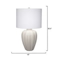thumbnail image 3 of Jamie Young Co Seraphina Ceramic Table Lamp with Linen Shade, 3 of 4