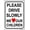 Jk115, variant on Metal tin Sign Please Drive Slowly We Love Our Children Sign Slow Down Decor Sign for Indoor Outdoor Wall Decoration Tin Sign Metal Tin Sign 12 X 8 INCH