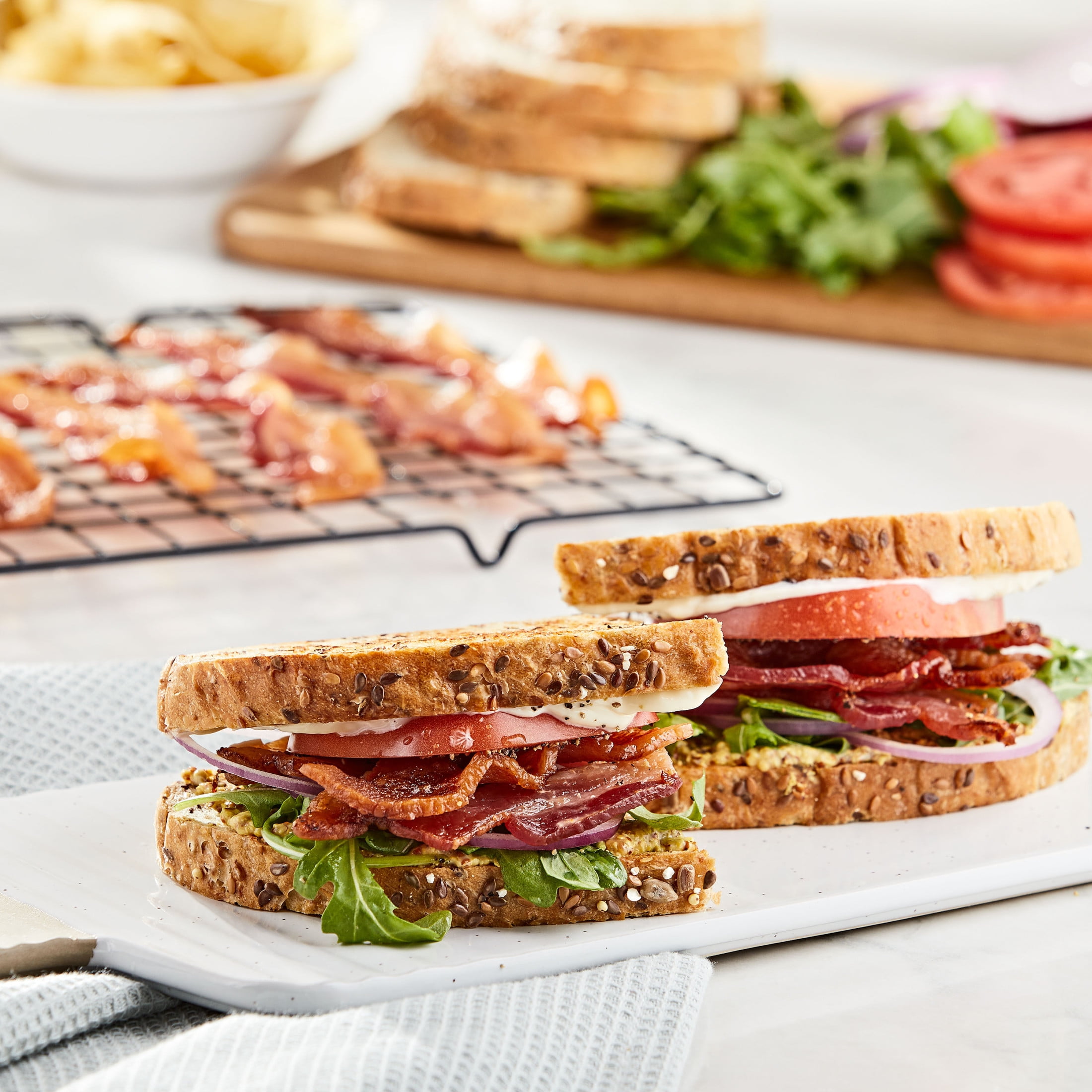 Great Value Naturally Hickory Smoked Thick Cut Sliced Bacon, 16 oz