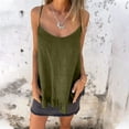 thumbnail image 2 of WCMZJ Womens Camisole Tank Tops Causal Scoop Neck Sleeveless Tops Summer Loose Fit Spaghetti Strap Cami Shirts Army Green 2XL, 2 of 8