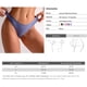 thumbnail image 3 of Gibobby Calzones para mujer sexy Calzoncillos Patchwork Color Ropa interior Bragas Bikini Sólido Calzoncillos para mujer Braguitas(Gris,G), 3 of 3