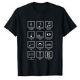 thumbnail image 1 of AALJY Musical Notes Symbol Definition Humor Funnytees，Fashion casual T-shirt, 1 of 5