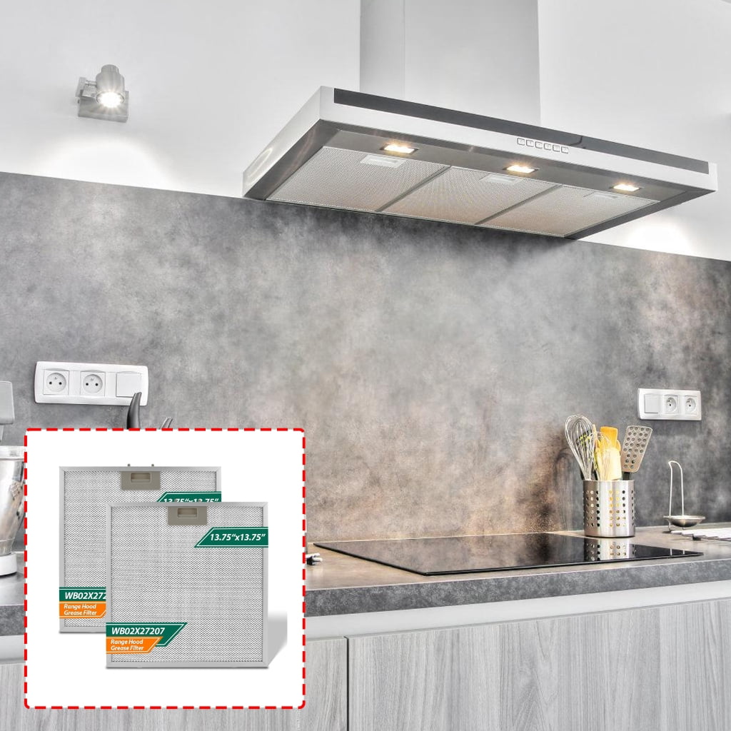 Sinyiin Superior Kitchen Range Hood Grease Filter 13.75 Inch Square Size Metal Screen