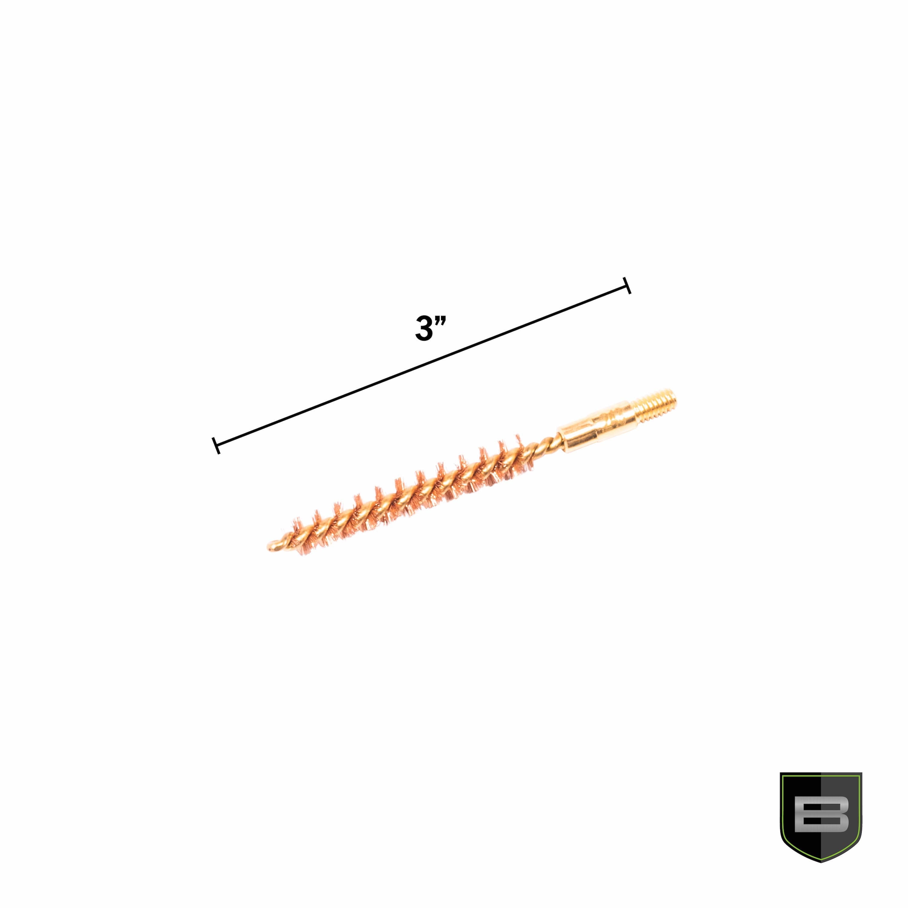 Breakthrough Clean Technologies® Phosphorus Bronze Bristle Bore Brush, .243 Cal. & 6mm