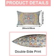 thumbnail image 6 of Ethnic Bohemian Pillow Covers 12X20 Inch Turkish Persian Carpet Tribal Pattern Pillowcase Super Soft Oriental Decorative Cushion Covers for Living Room Bedroom Bed Cushion Outdoor (Multicolor), 6 of 6